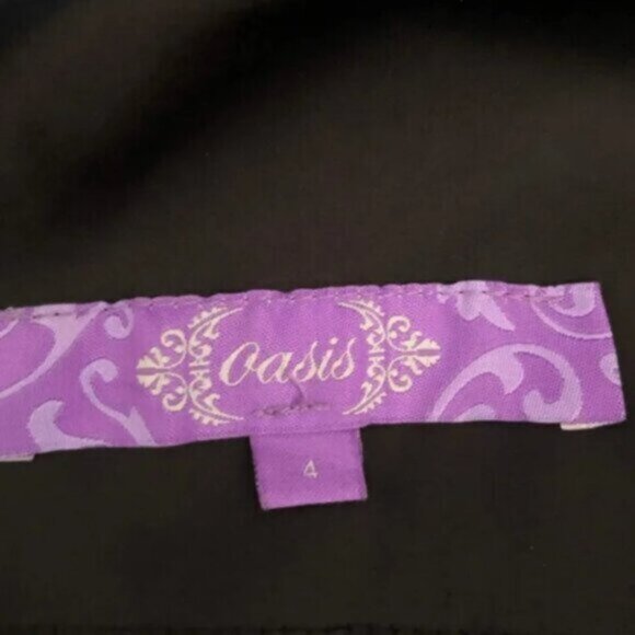 Vintage Y2K Black Satin Mini Dress Size 4 Women's - Picture 3 of 12